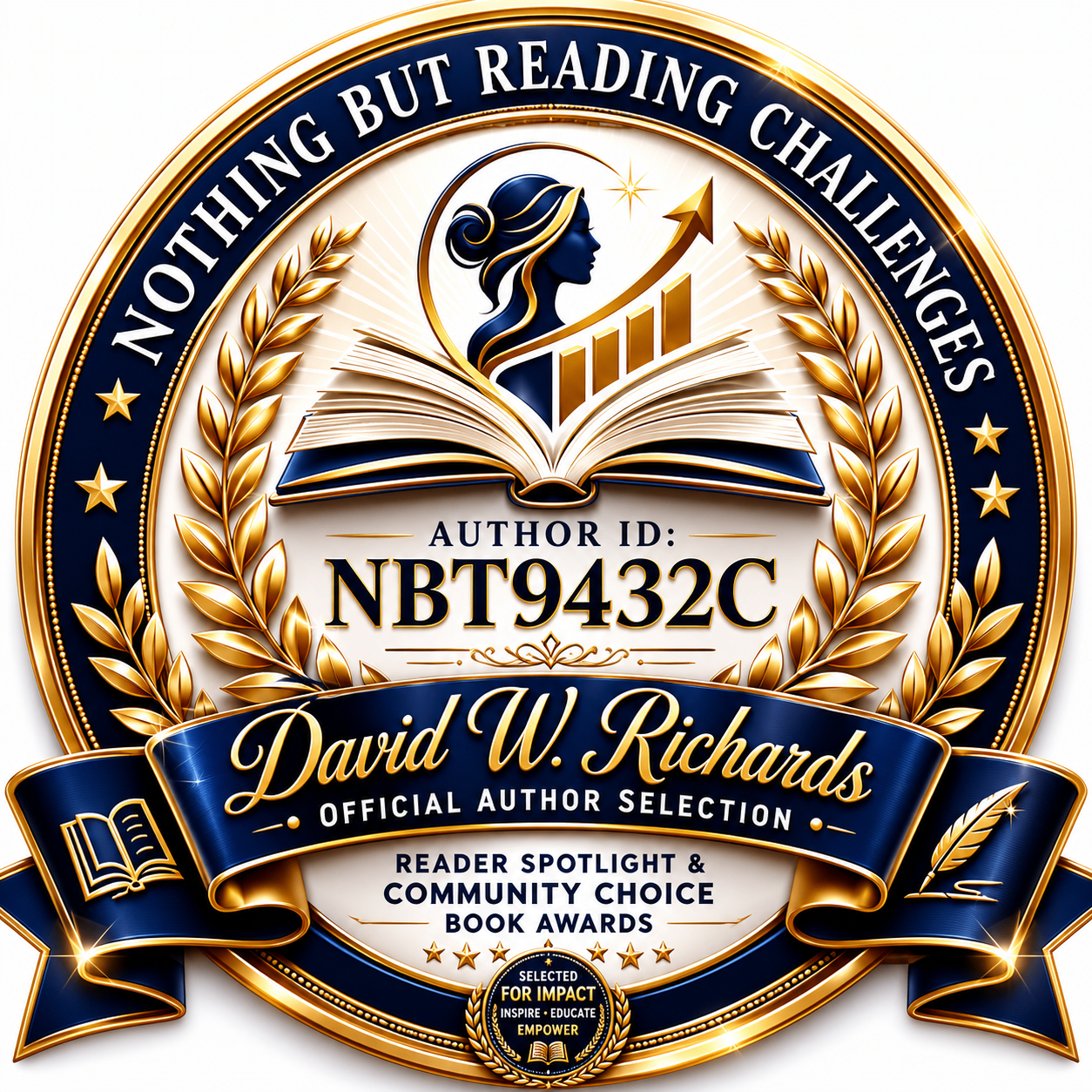 Reader Spotlight & Community Choice award artwork for David W. Richards